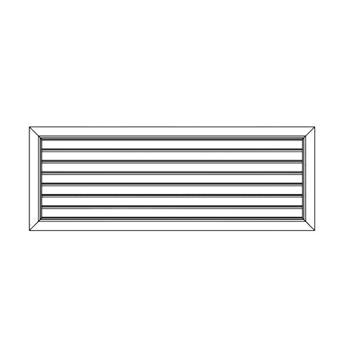 Door relief vent installed at the bottom of an interior door to improve airflow between rooms and support proper ventilation in a home or building.