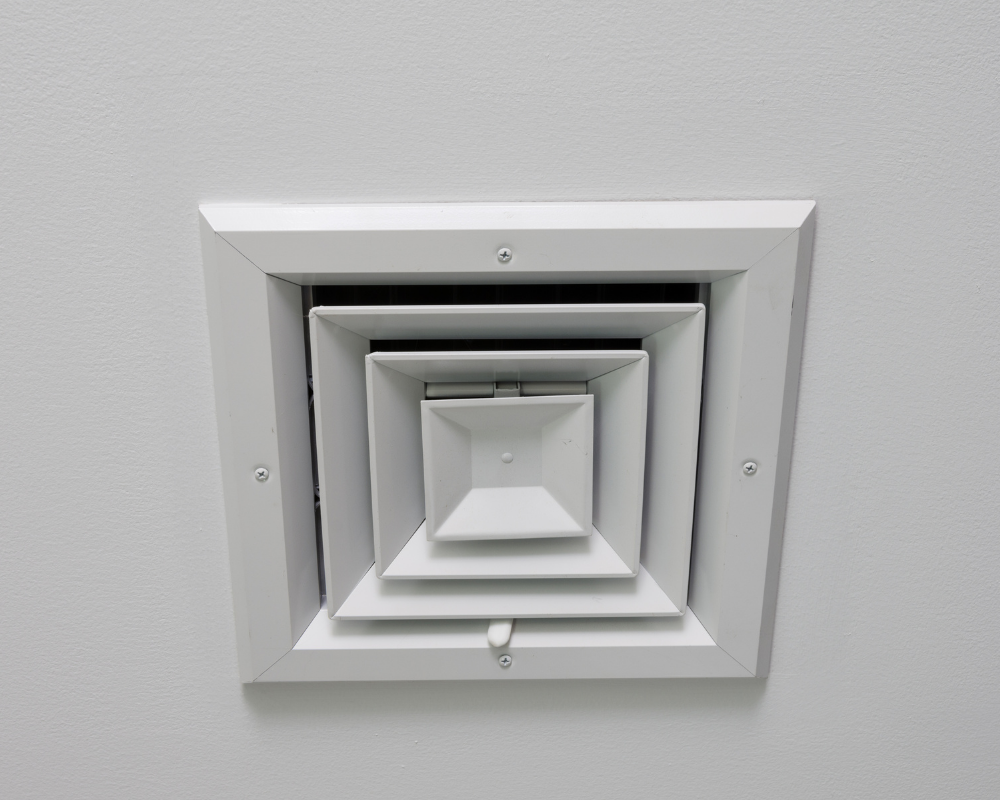 Enhance Airflow and Style with the Ductsure White Aluminium Vent Grille