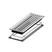 Black and white line drawing of a rectangular step stool with a textured top surface.

