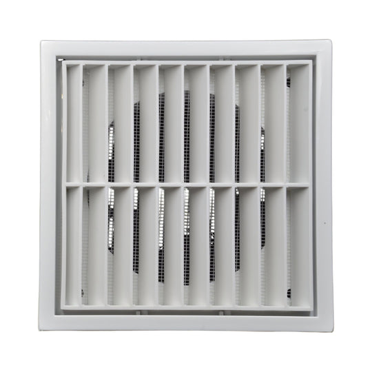 Twin Pack PFL125 Ductsure Ducting Wall Vent : Fixed Louver - Φ125