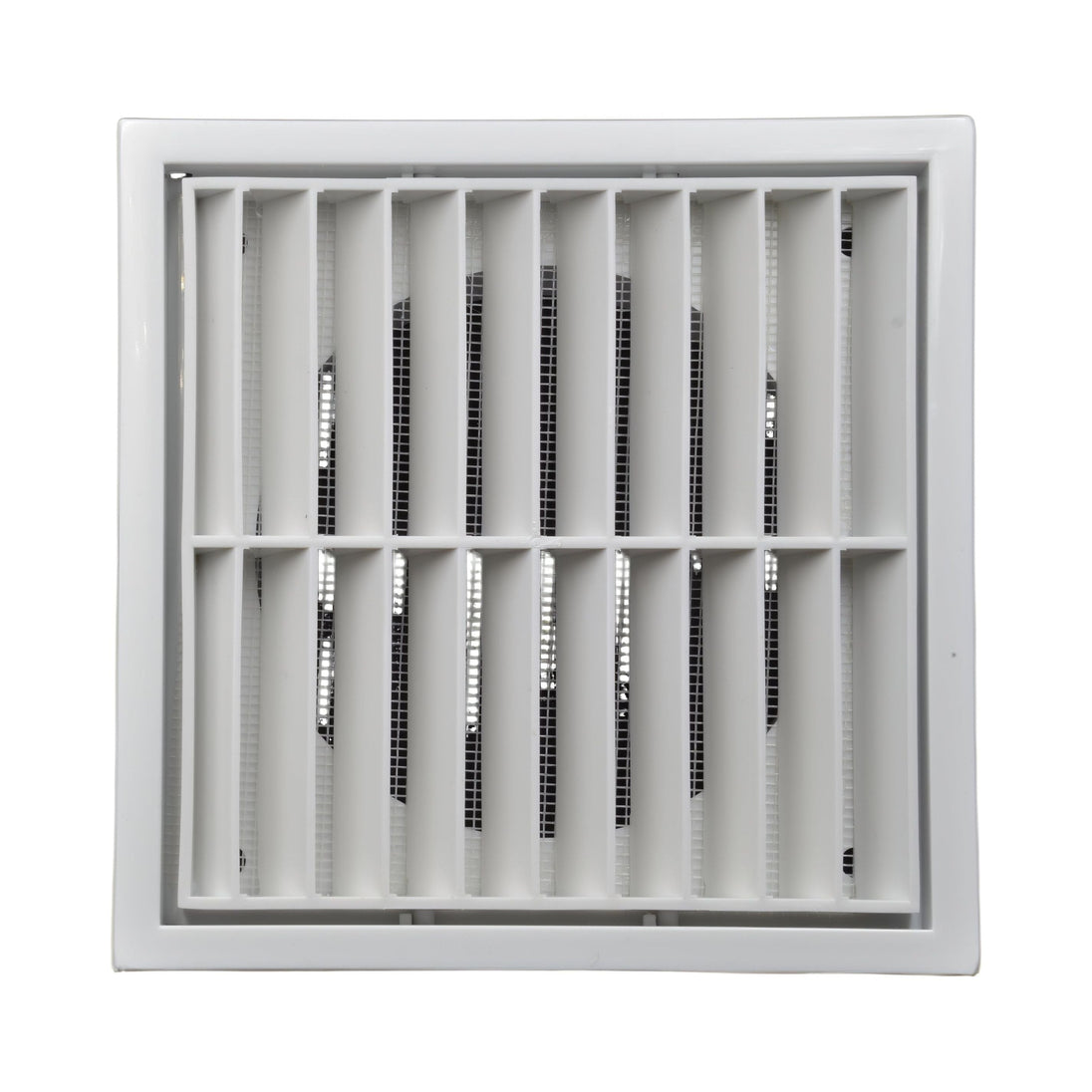 Twin Pack PFL100 Ductsure Ducting Wall Vent : Fixed Louver - Φ100