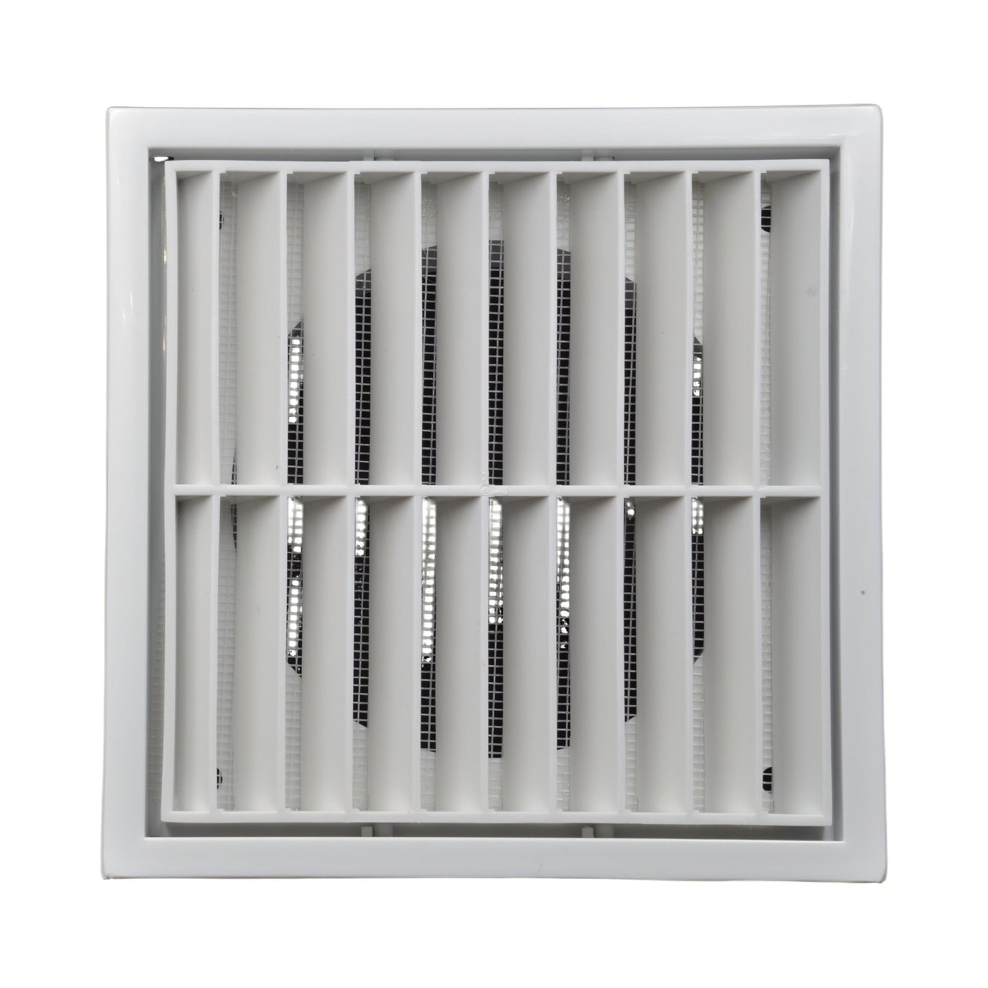 Twin Pack PFL100 Ductsure Ducting Wall Vent : Fixed Louver - Φ100