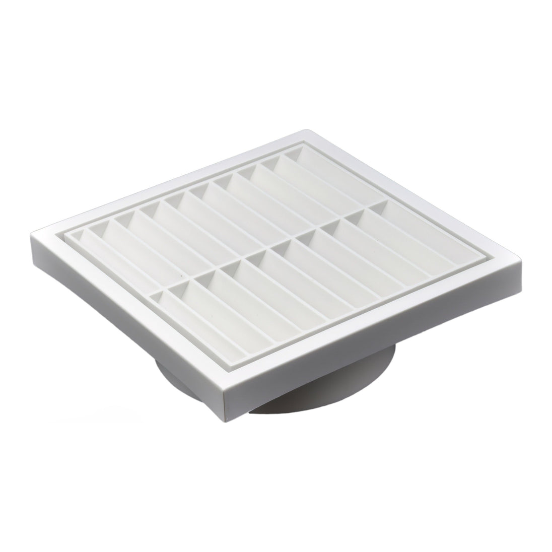 Twin Pack PFL125 Ductsure Ducting Wall Vent : Fixed Louver - Φ125
