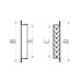 Ductsure Door Relief Vent Grille (Anodized Aluminium) – DG-A 600450