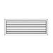 Ductsure Door Relief Vent Grille (Anodized Aluminum) - DG-A 600200