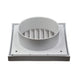 Twin Pack PFL100 Ductsure Ducting Wall Vent : Fixed Louver - Φ100