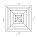 Geometric diagram with nested squares and labeled forces

