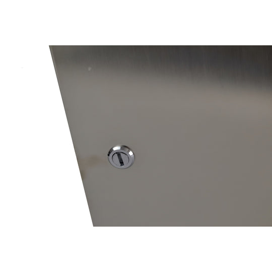 8-inch Stainless Steel Access Panel with Screw Lock SSA-SD0210x210, durable, secure, and easy to install for walls or ceilings.