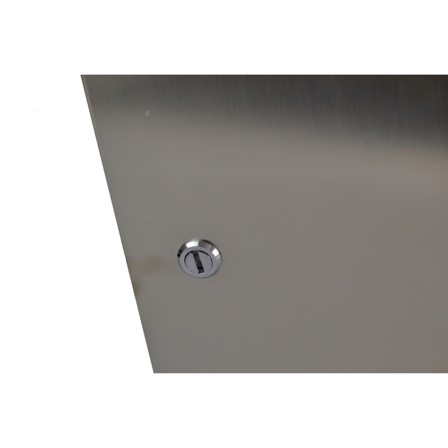 8-inch Stainless Steel Access Panel with Screw Lock SSA-SD0210x210, durable, secure, and easy to install for walls or ceilings.