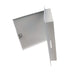 Metal file cabinet on a white background


