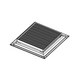 Black grille on a white background

