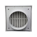 Twin Pack PFL100 Ductsure Ducting Wall Vent : Fixed Louver - Φ100