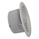 White round exhaust fan on a white background

