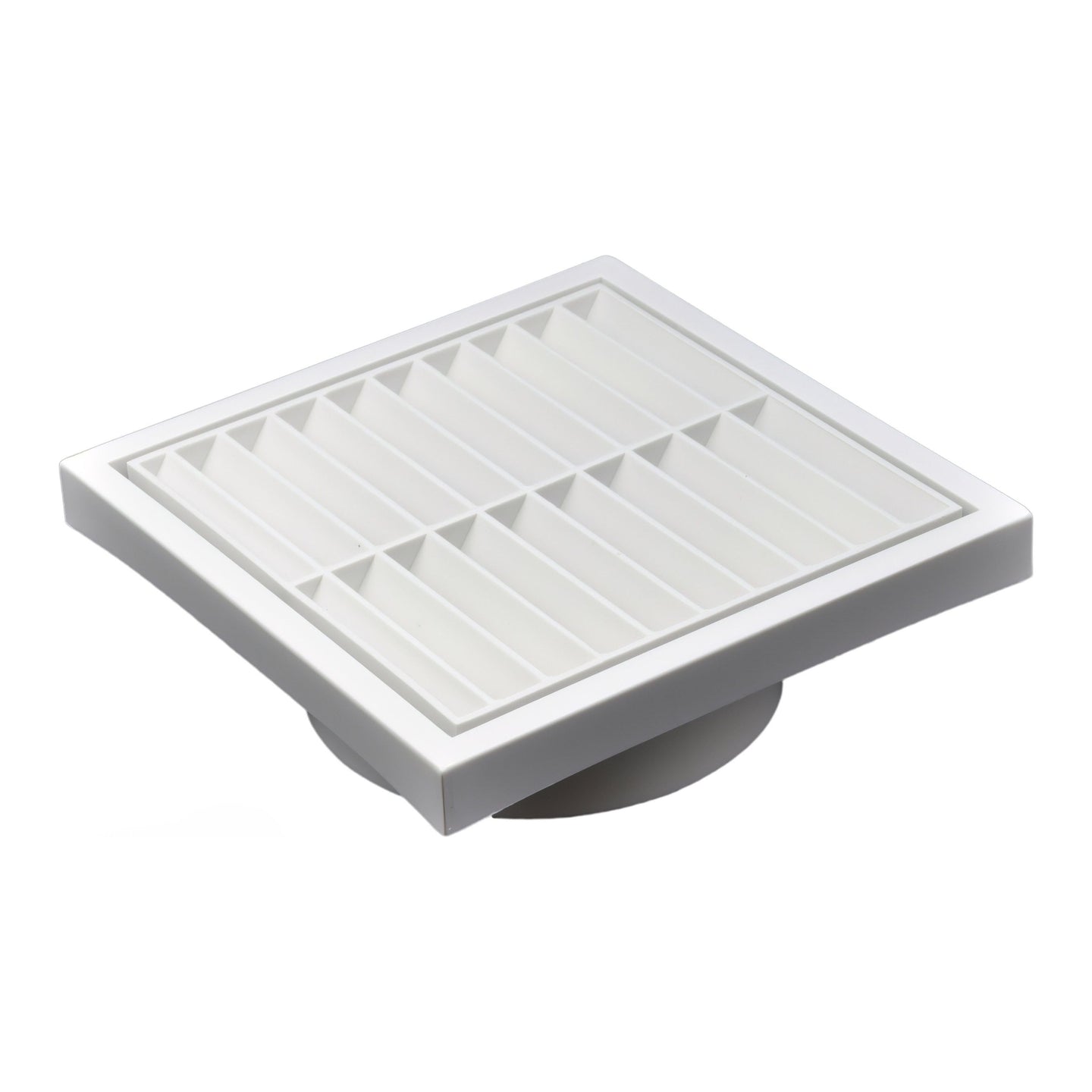 Twin Pack PFL200 Ductsure Ducting Wall Vent : Fixed Louver - Φ200